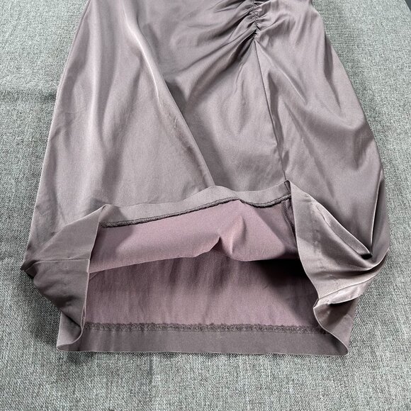 Donna Ricco A-Line Dress Women's 6 One Shoulder Party Cocktail Brown-ish Gray - Picture 10 of 13